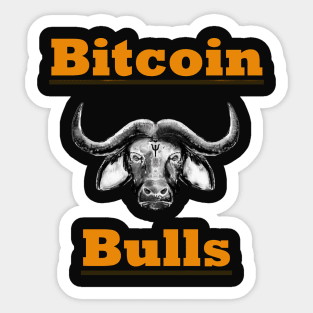 Bitcoin Bull Cryptocurrency Bull Run Sticker